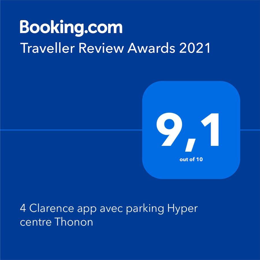 Apartmán 4 Clarence App Avec Parking Hyper Centre Thonon Exteriér fotografie
